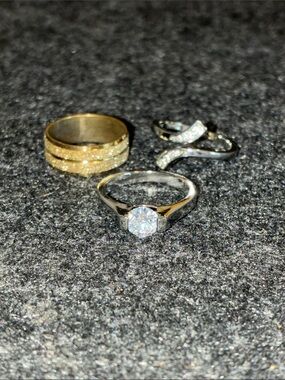 3 Rings, Size 5 & 5.75, Fashion Rings, 002R